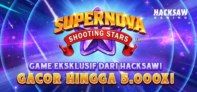HACKSAW - SUPERNOVA SHOOTING STARS GAME PROMO BANNER